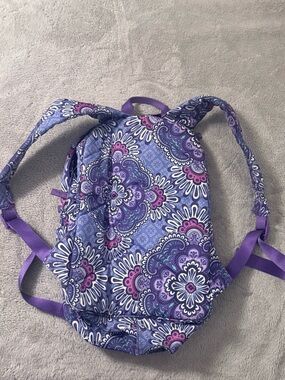 Vera Bradley Lighten Up Grand Backpack - Purple Medallion Paisley - Water Proof